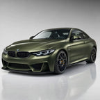 Ultimate Flat Liquid Military Green gloss colored PPF wrapped on a BMW M4 | Veloro