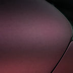 Close-up of Ultra Chrome Purple matte colored PPF surface texture | Veloro
