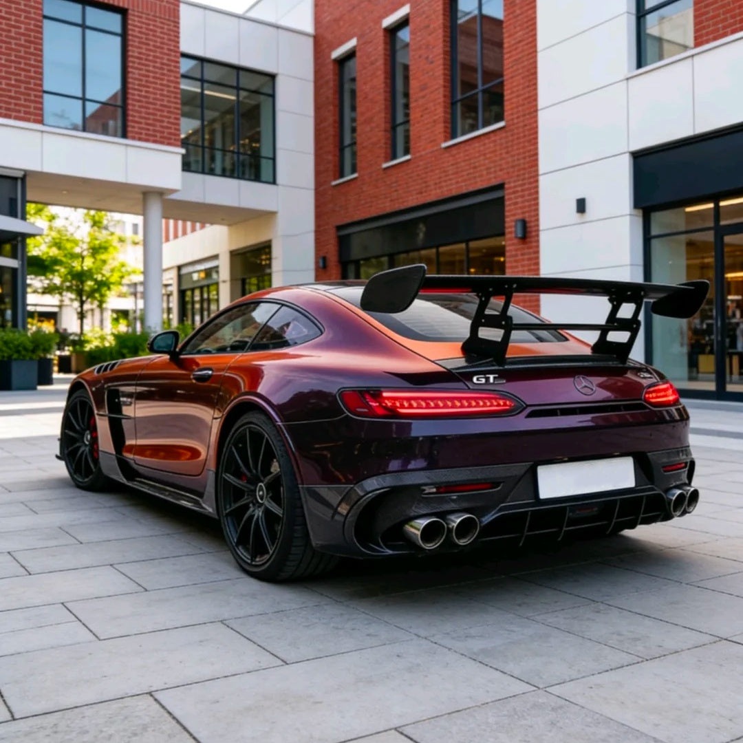 TPU Chameleon Color Shift Black Red Colored PPF Paint Protection Film product image 2 - Veloro paint protection film