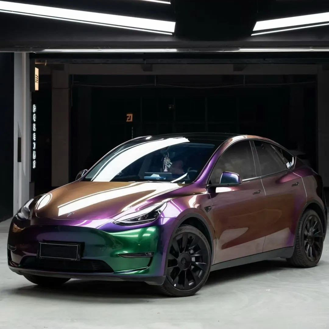 TPU Chameleon Grass Green Red Colored PPF Car Paint Protection Film product image 2 - Veloro paint protection film