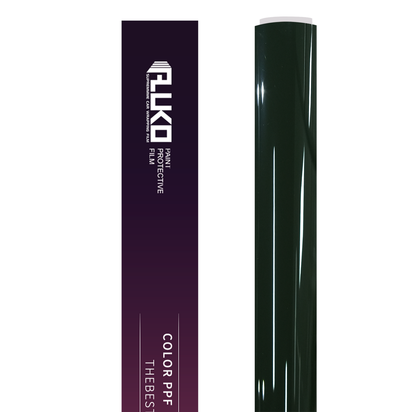 TPU Gloss Black Olive Green Colored PPF Paint Protection Film product image 2 - Veloro paint protection film