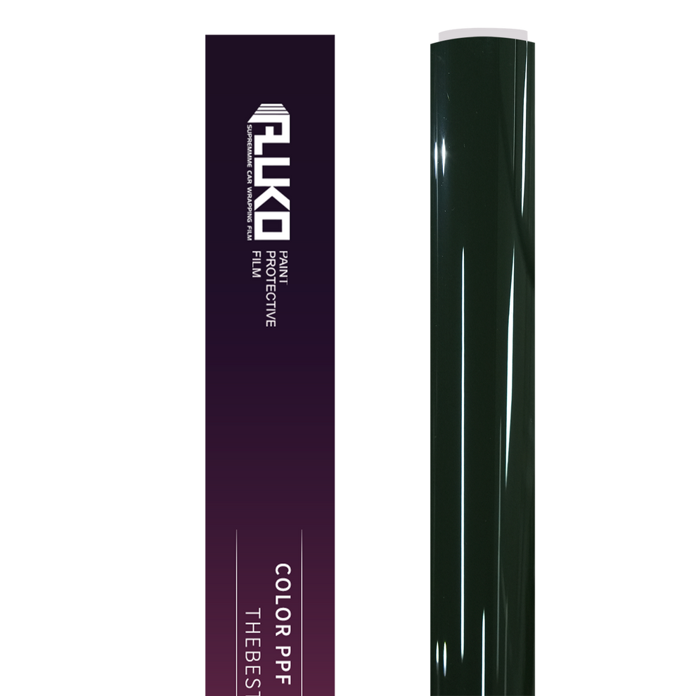 TPU Gloss Black Olive Green Colored PPF Paint Protection Film product image 2 - Veloro paint protection film