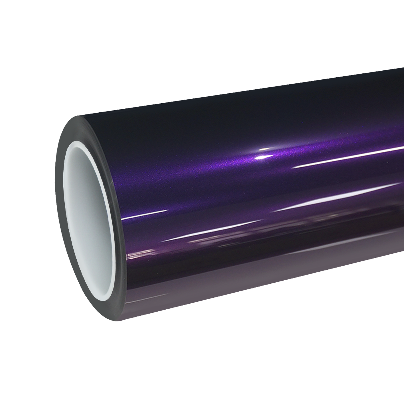 TPU Gloss Bright Black Purple Colored PPF Paint Protection Film