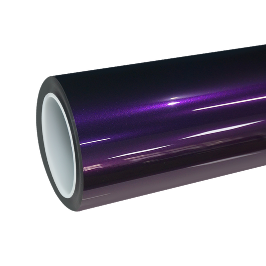 TPU Gloss Bright Black Purple Colored PPF Paint Protection Film