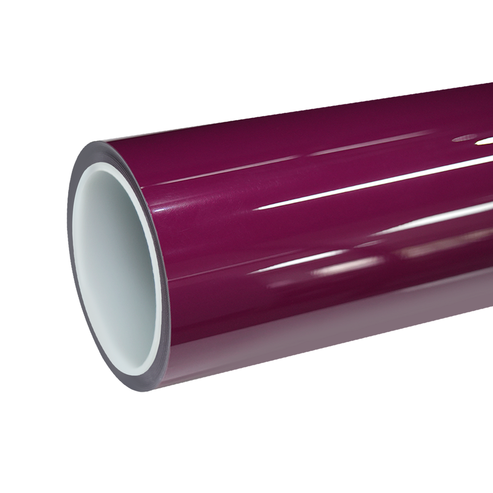 TPU Gloss Brilliant Magenta Colored PPF Paint Protection Film