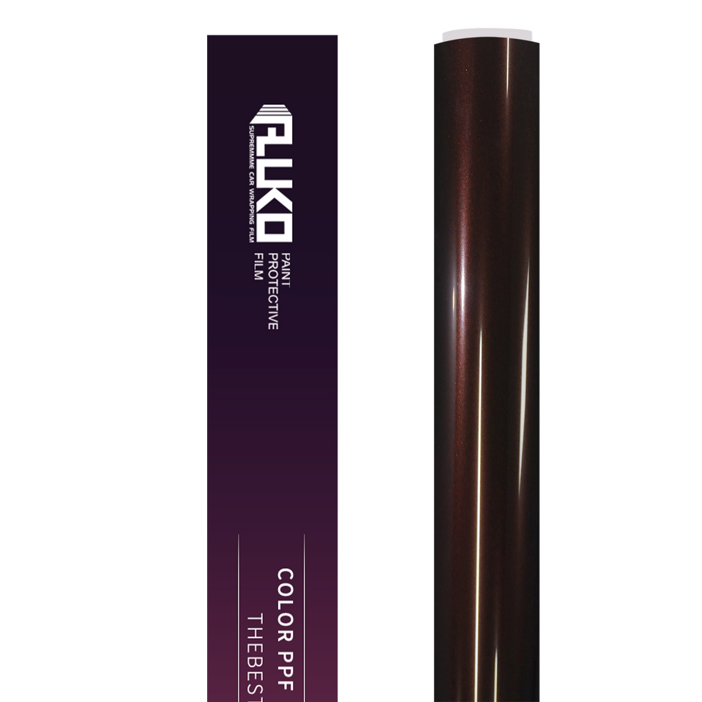 TPU Gloss Brocade Red Colored PPF Paint Protection Film product image 2 - Veloro paint protection film