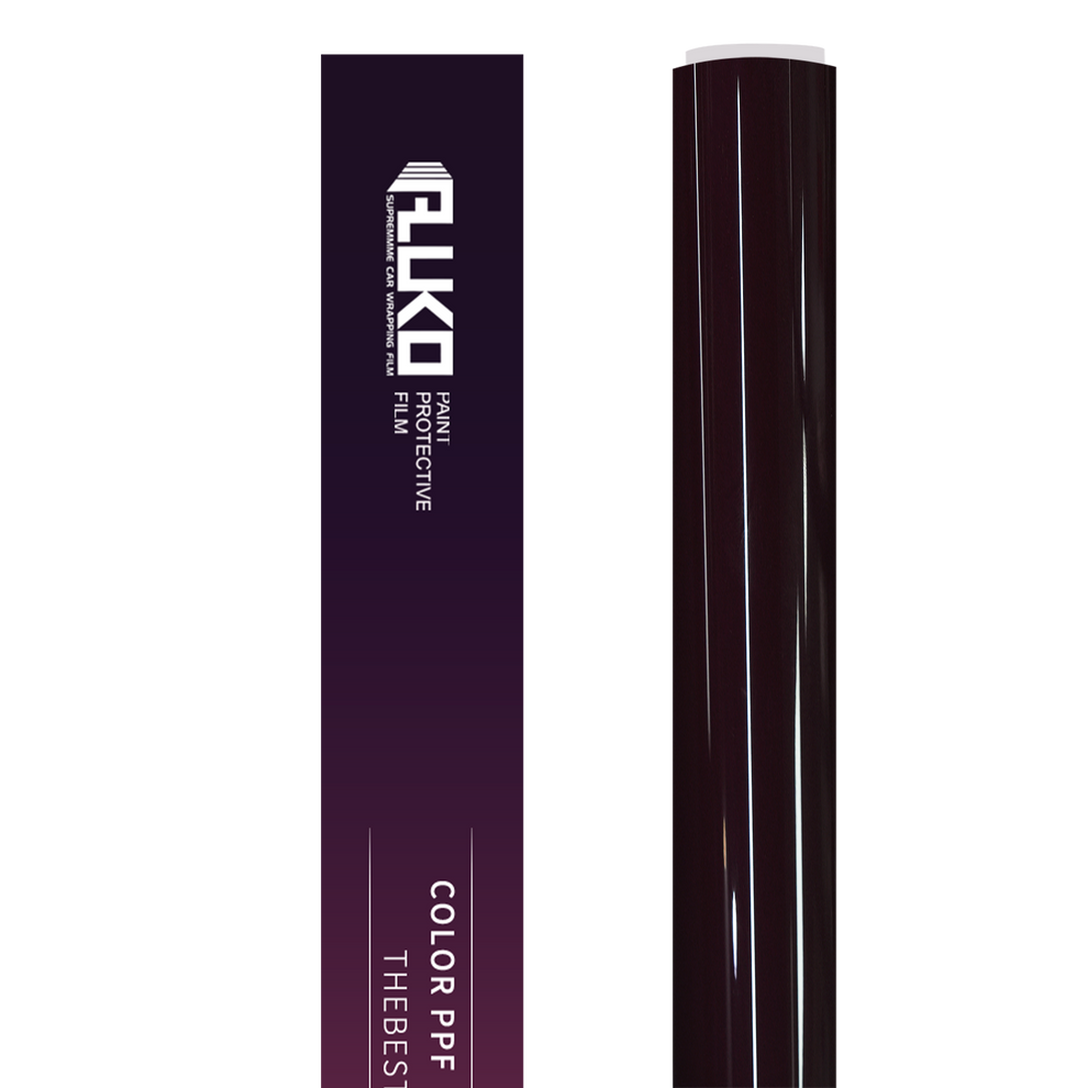 TPU Gloss Burgundy Red Paint Colored PPF Paint Protection Film product image 2 - Veloro paint protection film