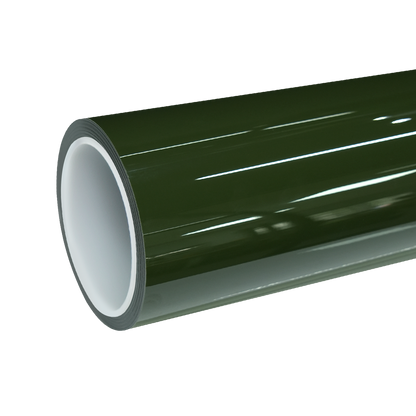 TPU Gloss Crystal Army Green Colored PPF Paint Protection Film