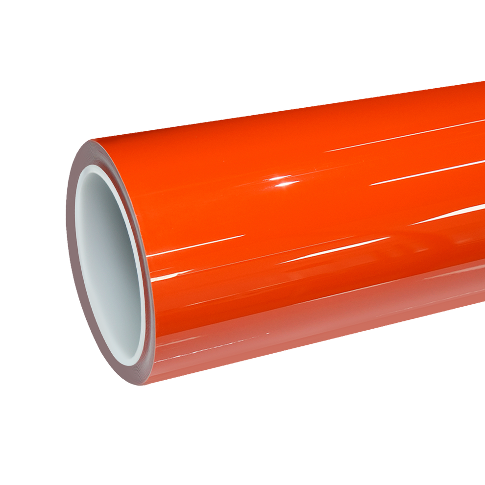 TPU Gloss Crystal Orange Red Colored PPF Paint Protection Film