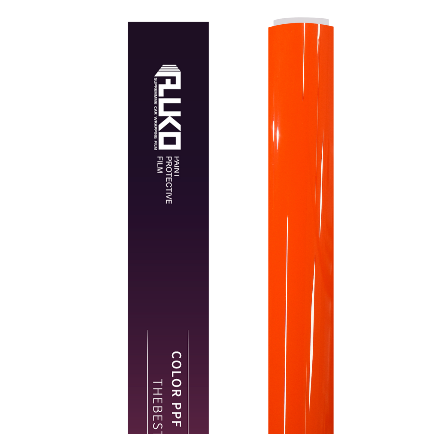 TPU Gloss Crystal Orange Red Colored PPF Paint Protection Film product image 2 - Veloro paint protection film