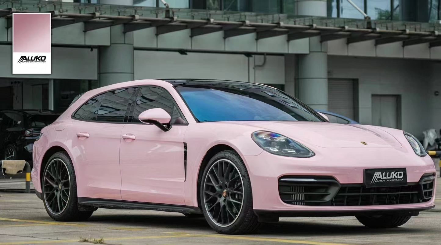 TPU Gloss Crystal Peach Pink Colored PPF Paint Protection Film product image 5 - Veloro paint protection film