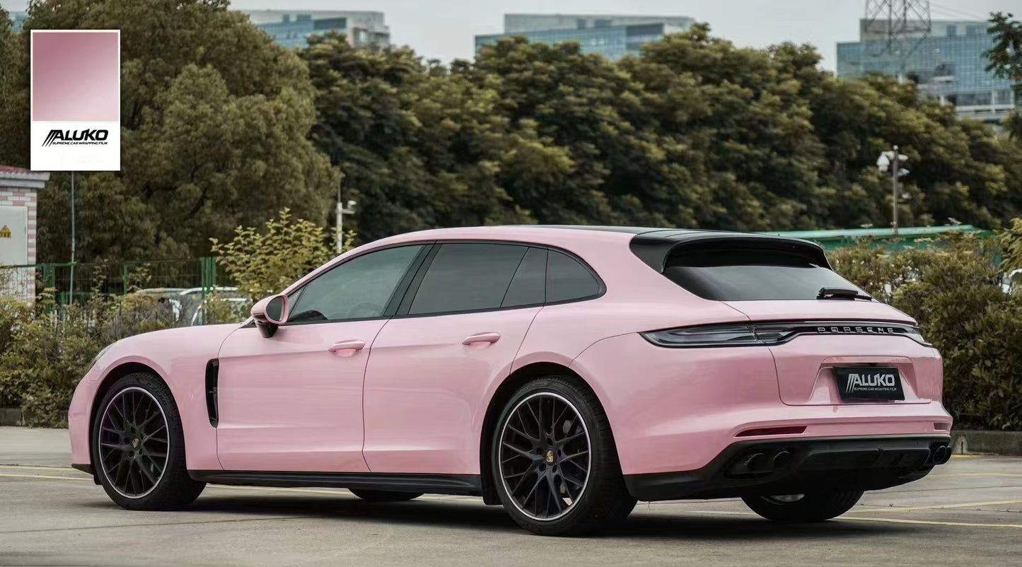 TPU Gloss Crystal Peach Pink Colored PPF Paint Protection Film product image 7 - Veloro paint protection film