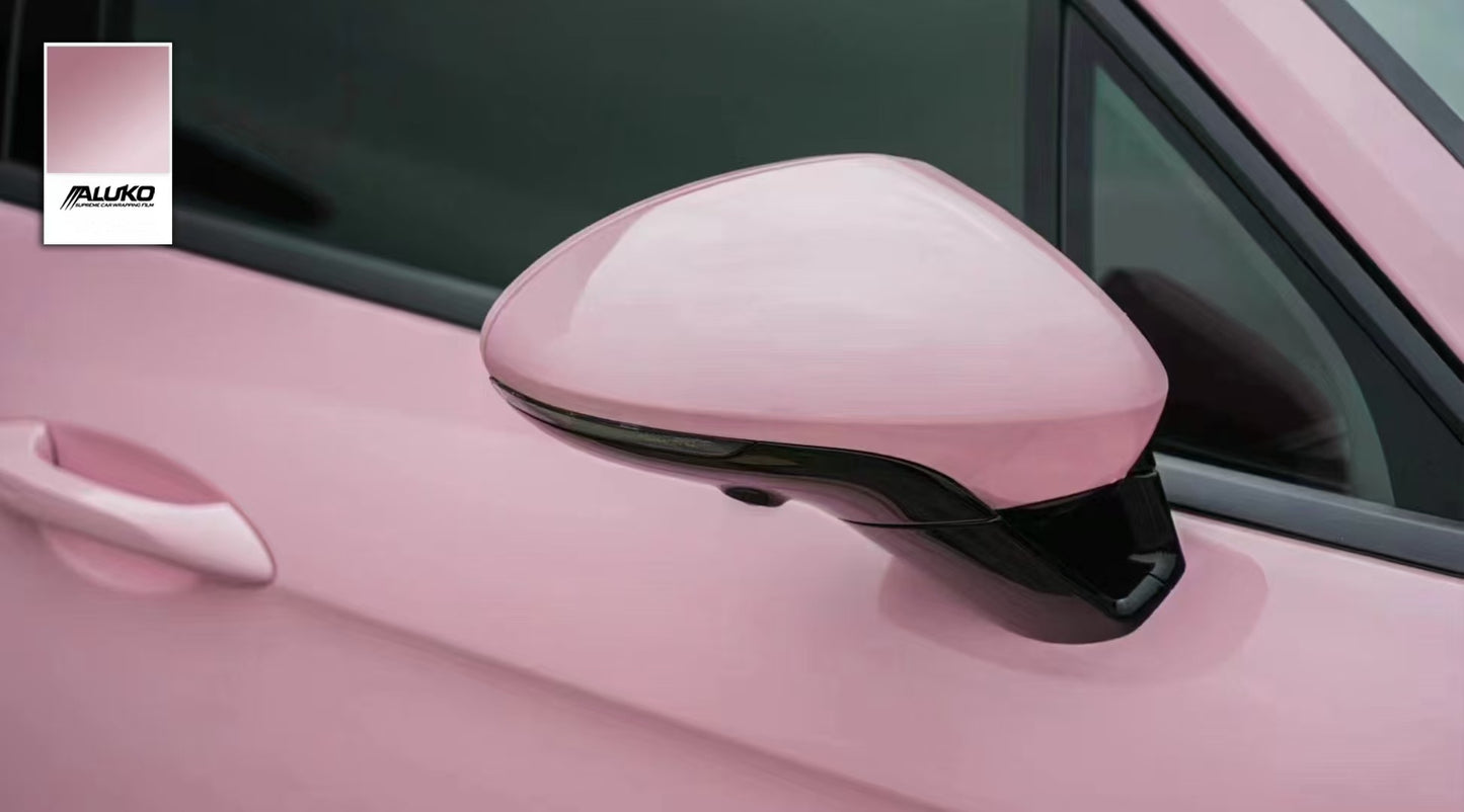 TPU Gloss Crystal Peach Pink Colored PPF Paint Protection Film product image 9 - Veloro paint protection film