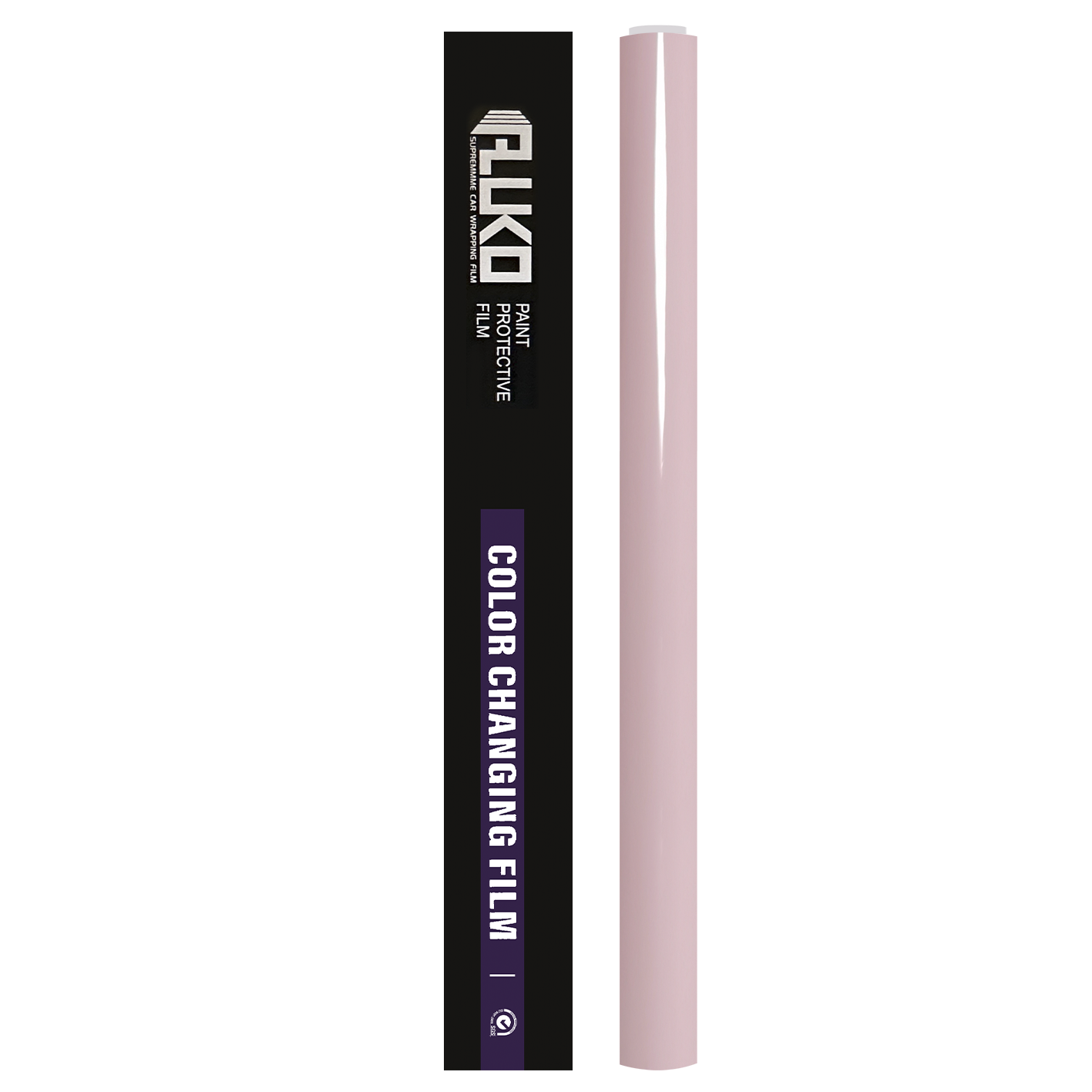 TPU Gloss Crystal Peach Pink Colored PPF Paint Protection Film product image 4 - Veloro paint protection film