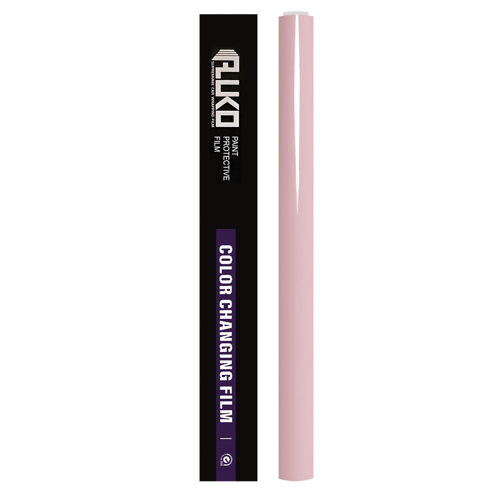 TPU Gloss Crystal Peach Pink Colored PPF Paint Protection Film product image 4 - Veloro paint protection film