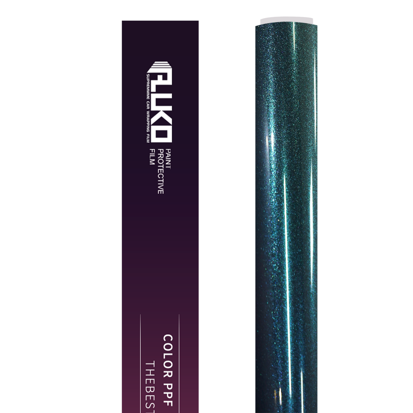 TPU Gloss Diamond Aurora Green Colored PPF Paint Protection Film product image 2 - Veloro paint protection film