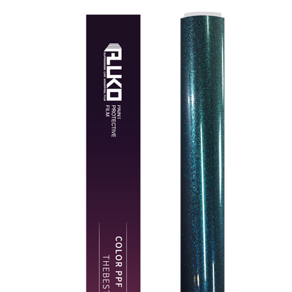 TPU Gloss Diamond Aurora Green Colored PPF Paint Protection Film product image 2 - Veloro paint protection film