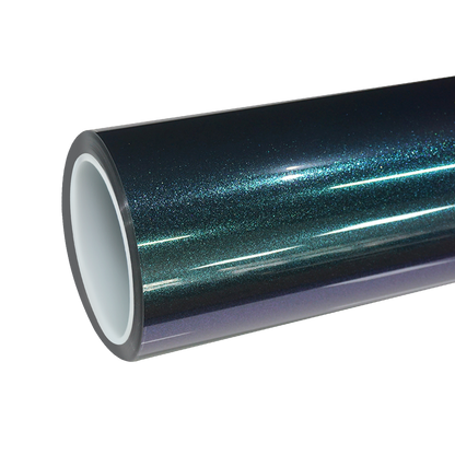 TPU Gloss Diamond Aurora Green Colored PPF Paint Protection Film