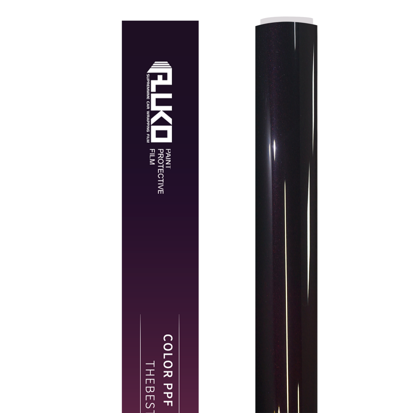 TPU Gloss Diamond Chameleon Black Red Colored PPF Paint Protection Film product image 3 - Veloro paint protection film