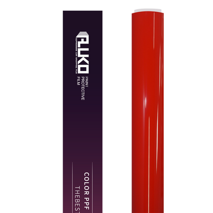 TPU Gloss Ferrari Red Colored PPF Paint Protection Film product image 2 - Veloro paint protection film