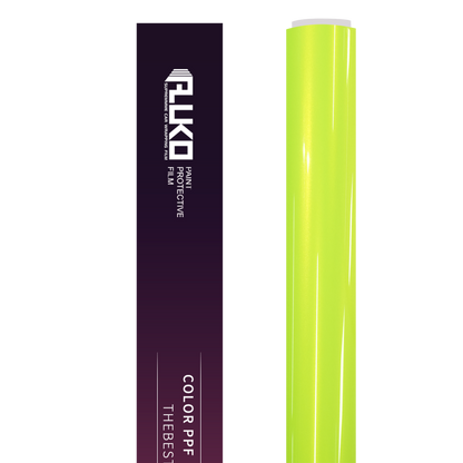 TPU Gloss Fluorescent Neon Yellow Colored PPF Paint Protection Film product image 2 - Veloro paint protection film