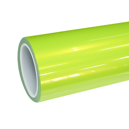TPU Gloss Fluorescent Neon Yellow Colored PPF Paint Protection Film
