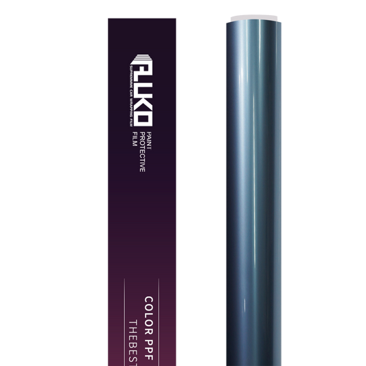 TPU Gloss Glacier Blue Colored PPF Tesla Paint Protection Film product image 2 - Veloro paint protection film