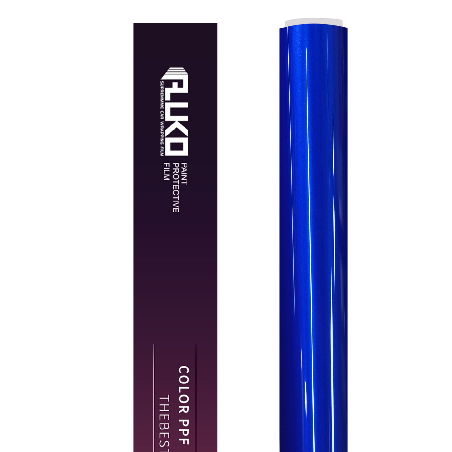 TPU Gloss Glass Blue Colored PPF Paint Protection Film product image 2 - Veloro paint protection film