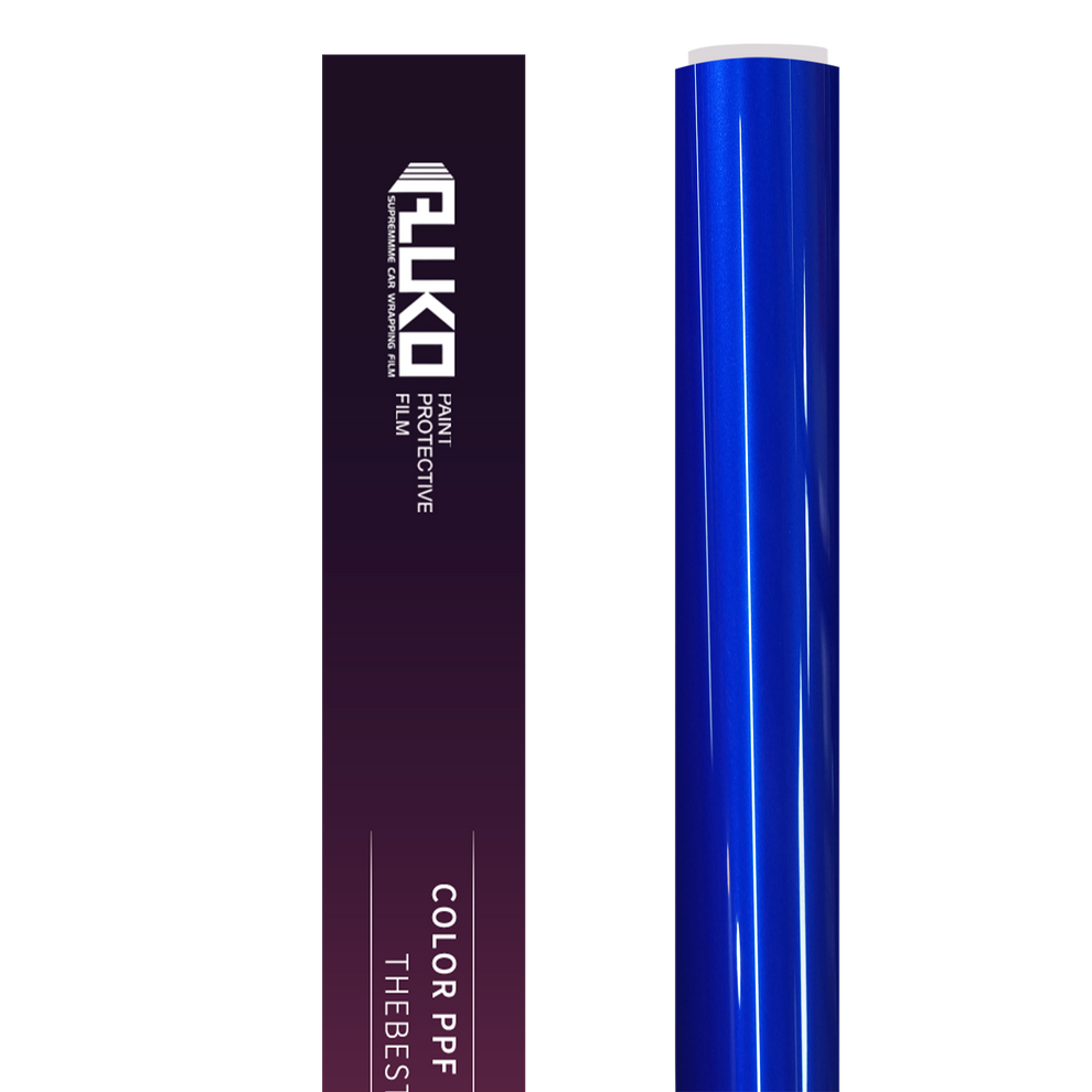 TPU Gloss Glass Blue Colored PPF Paint Protection Film product image 2 - Veloro paint protection film