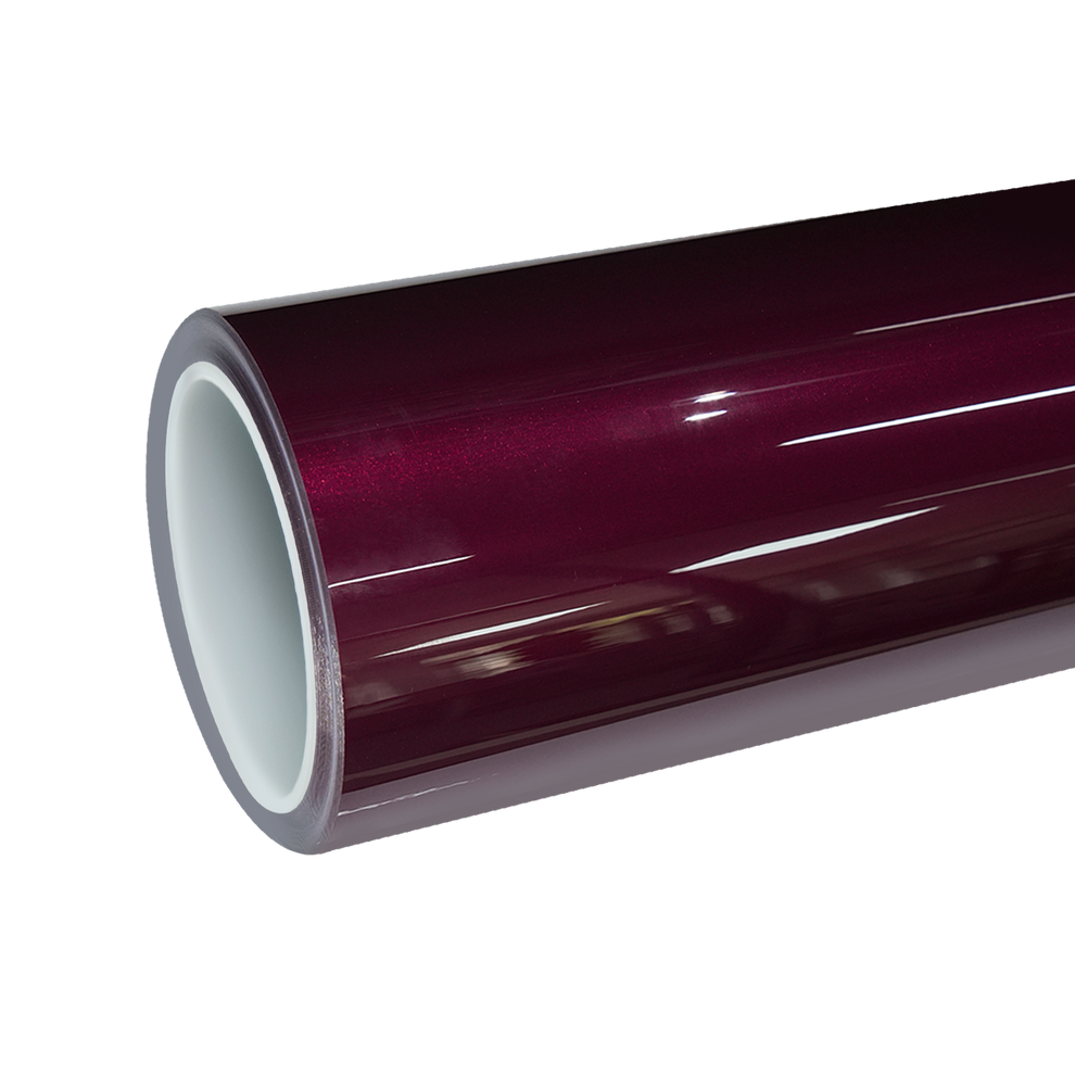 TPU Gloss Glazed Tata Red Colored PPF Paint Protection Film