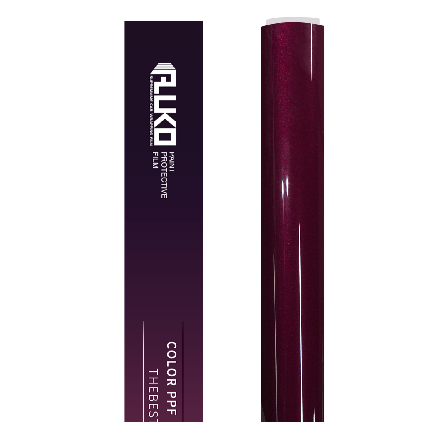 TPU Gloss Glazed Tata Red Colored PPF Paint Protection Film product image 2 - Veloro paint protection film