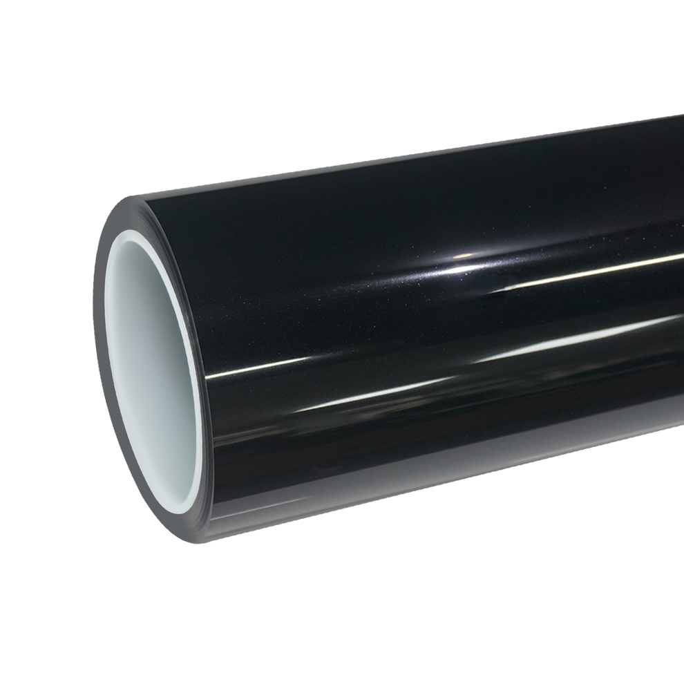 TPU Gloss Glitter Santorini Black Colored PPF Paint Protection Film