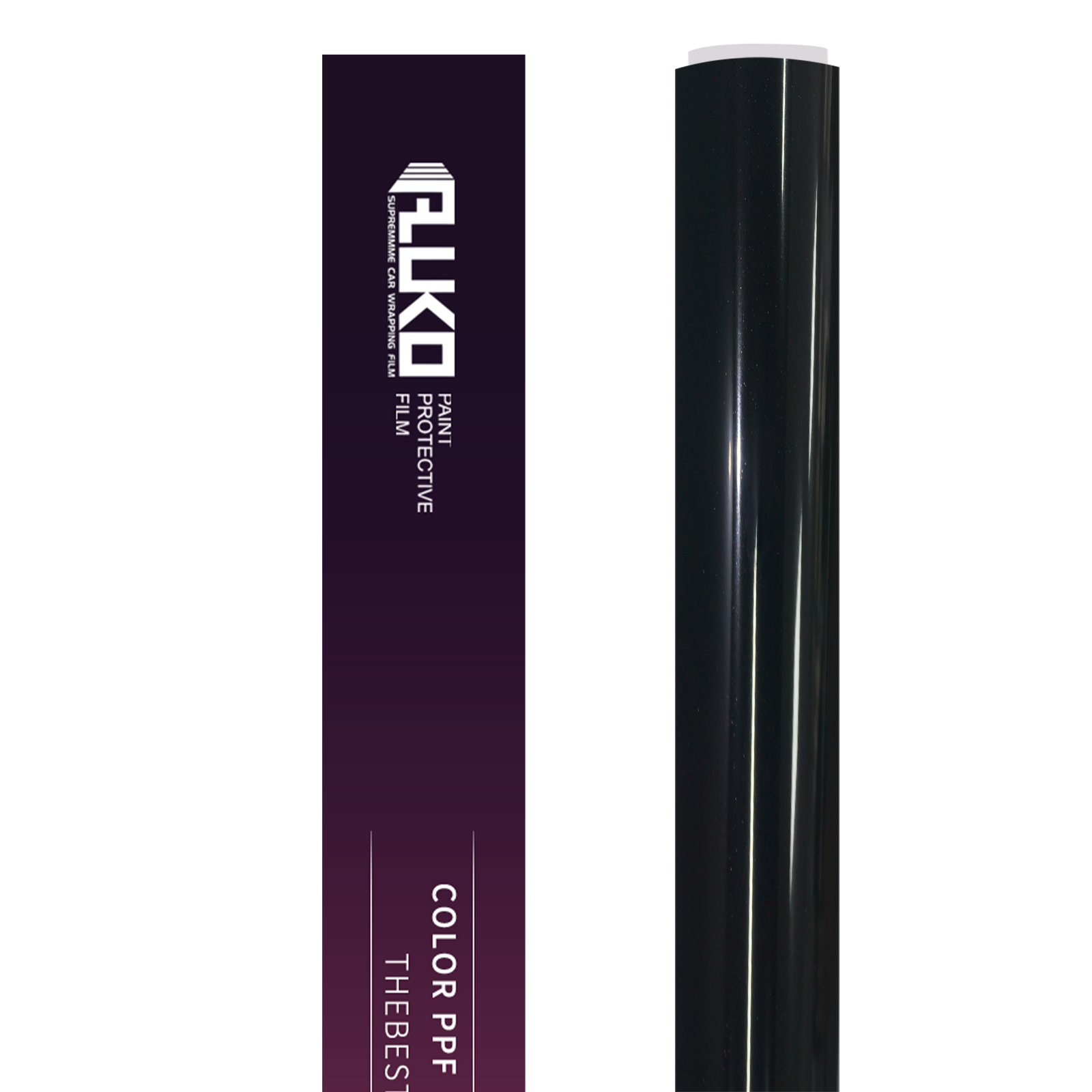 TPU Gloss Glitter Santorini Black Colored PPF Paint Protection Film product image 2 - Veloro paint protection film