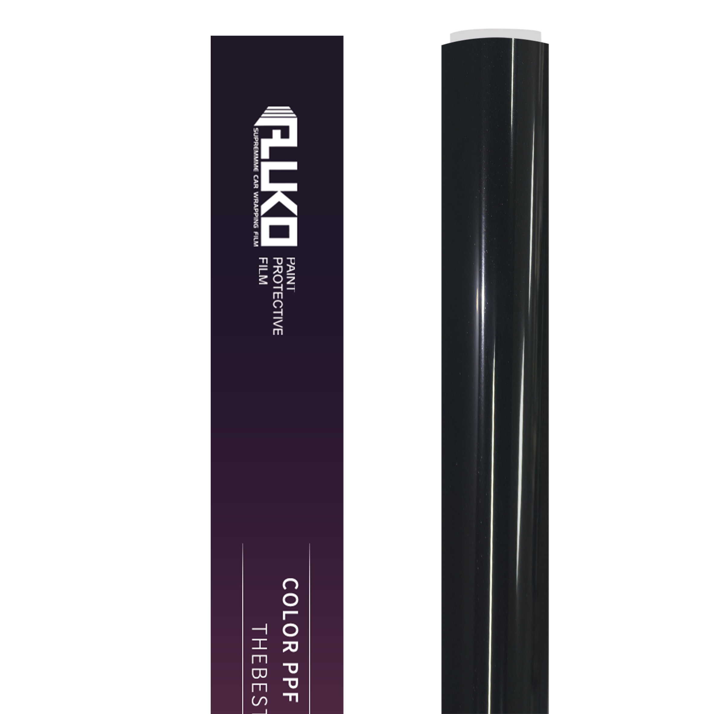 TPU Gloss Glitter Santorini Black Colored PPF Paint Protection Film product image 2 - Veloro paint protection film