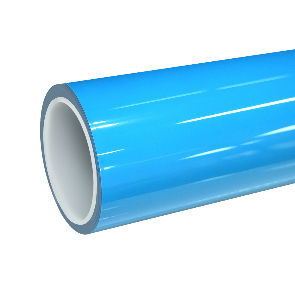 TPU Gloss Ice Cream Blue Colored PPF Paint Protection Film