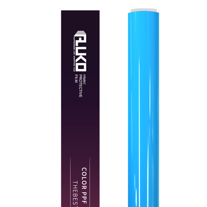 TPU Gloss Ice Cream Blue Colored PPF Paint Protection Film product image 2 - Veloro paint protection film