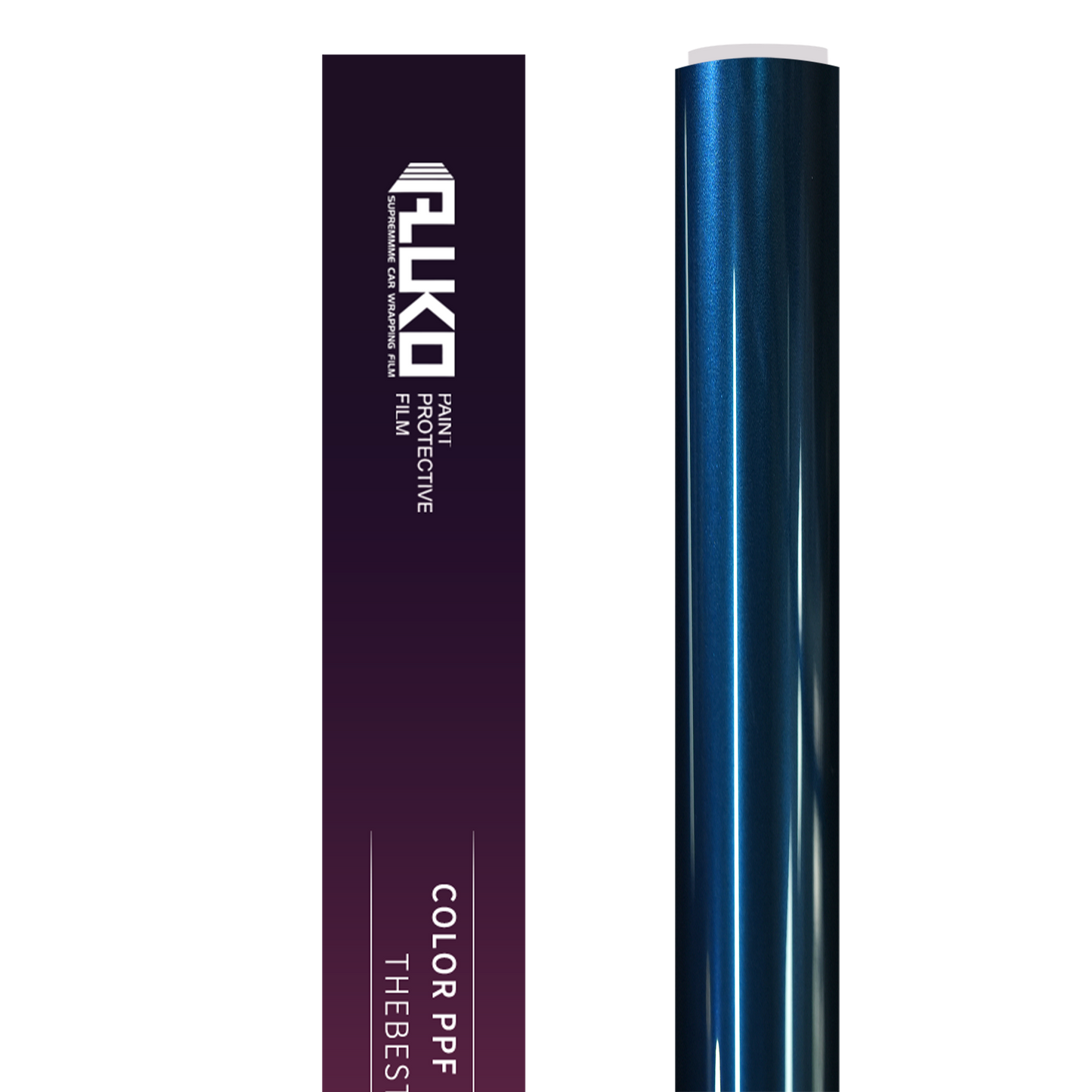 TPU Gloss Indigo Blue Colored PPF Paint Protection Film product image 2 - Veloro paint protection film