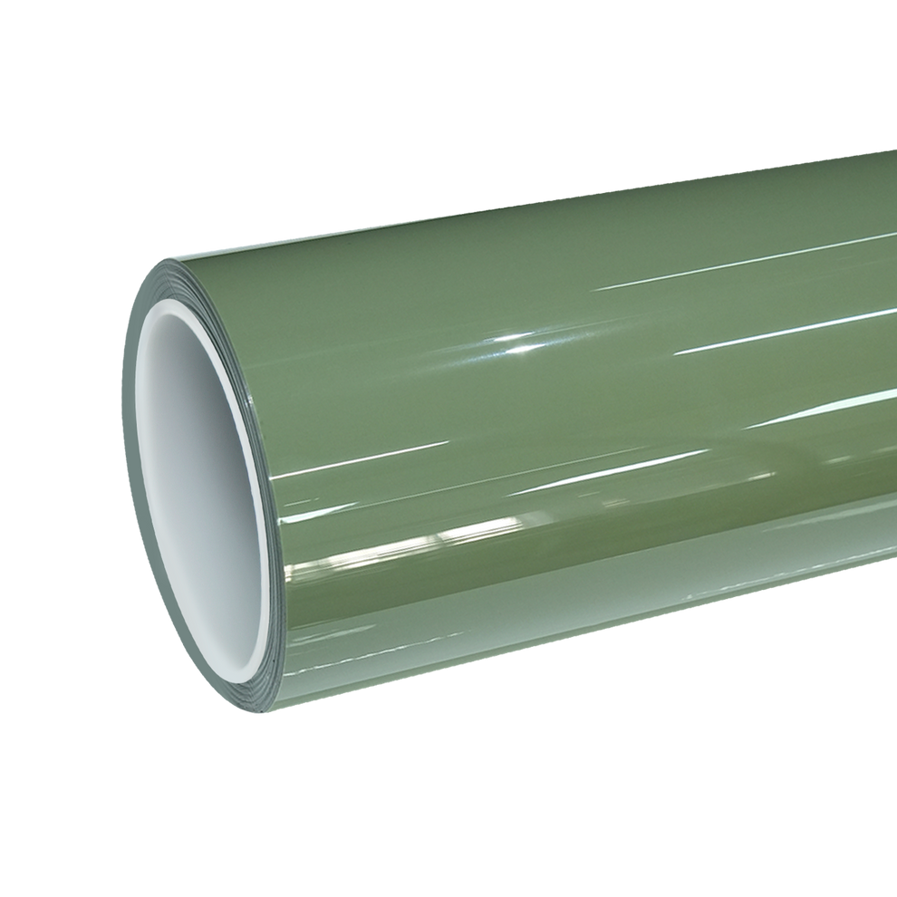 TPU Gloss Light Khaki Green Colored PPF Paint Protection Film