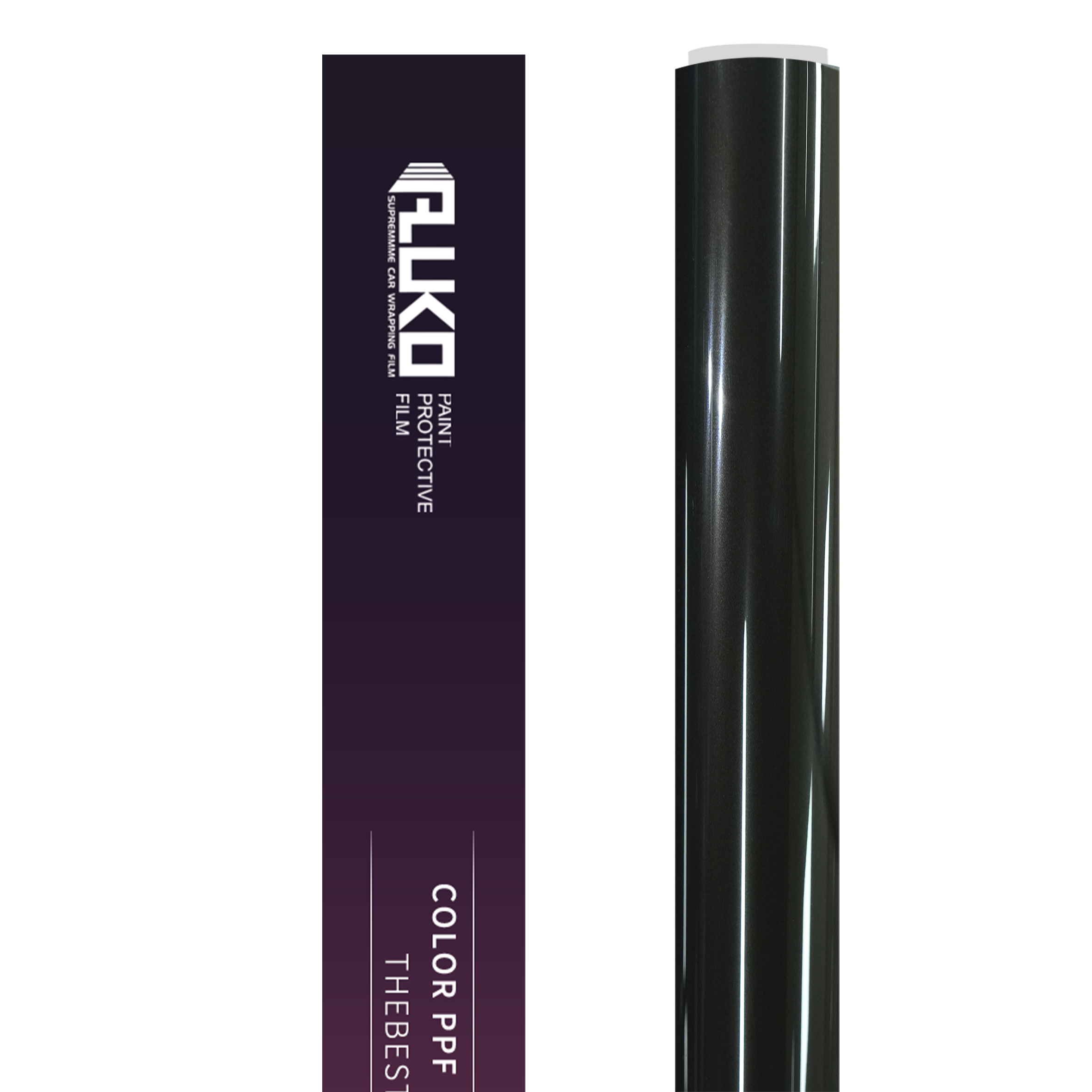 TPU Gloss Liquid Metal Black Colored PPF Paint Protection Film product image 2 - Veloro paint protection film
