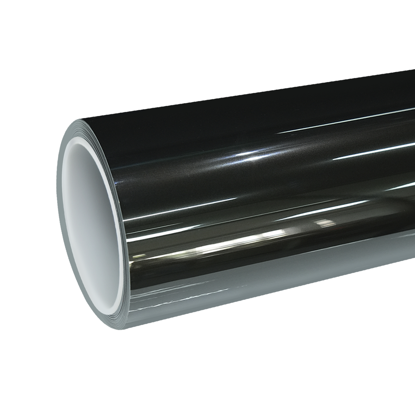 TPU Gloss Liquid Metal Black Colored PPF Paint Protection Film