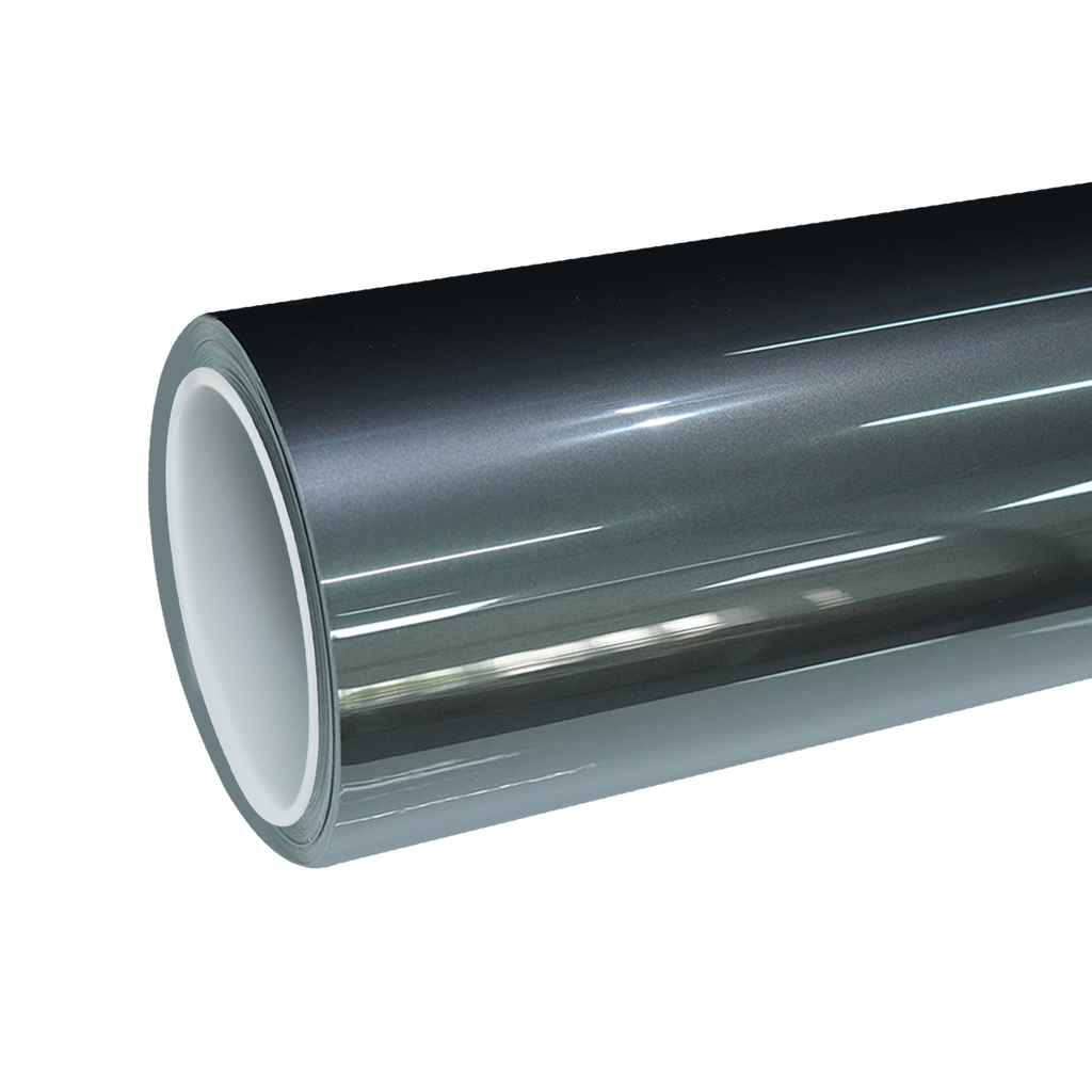 TPU Gloss Liquid Metallic Ebony Grey Colored PPF Paint Protection Film
