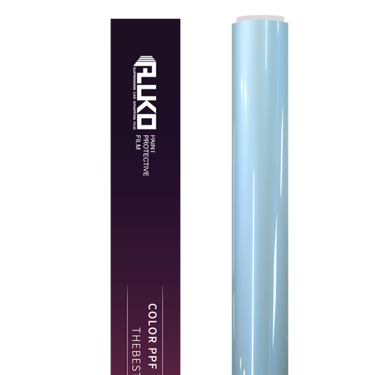 TPU Gloss Liquid Metallic Grayish Blue Colored PPF Paint Protection Film product image 2 - Veloro paint protection film