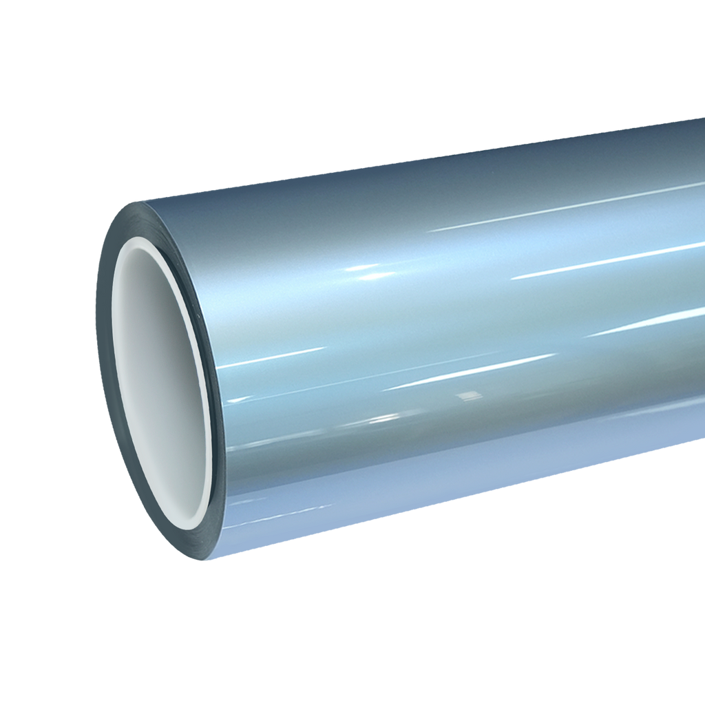 TPU Gloss Liquid Metallic Grayish Blue Colored PPF Paint Protection Film
