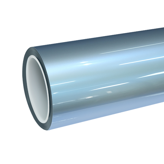 TPU Gloss Liquid Metallic Grayish Blue Colored PPF Paint Protection Film