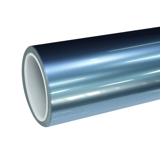 TPU Gloss Liquid Metallic Tungsten Blue Colored PPF Paint Protection Film