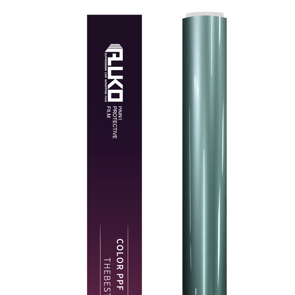 TPU Gloss Metallic Aurora Green Colored PPF Paint Protection Film product image 2 - Veloro paint protection film