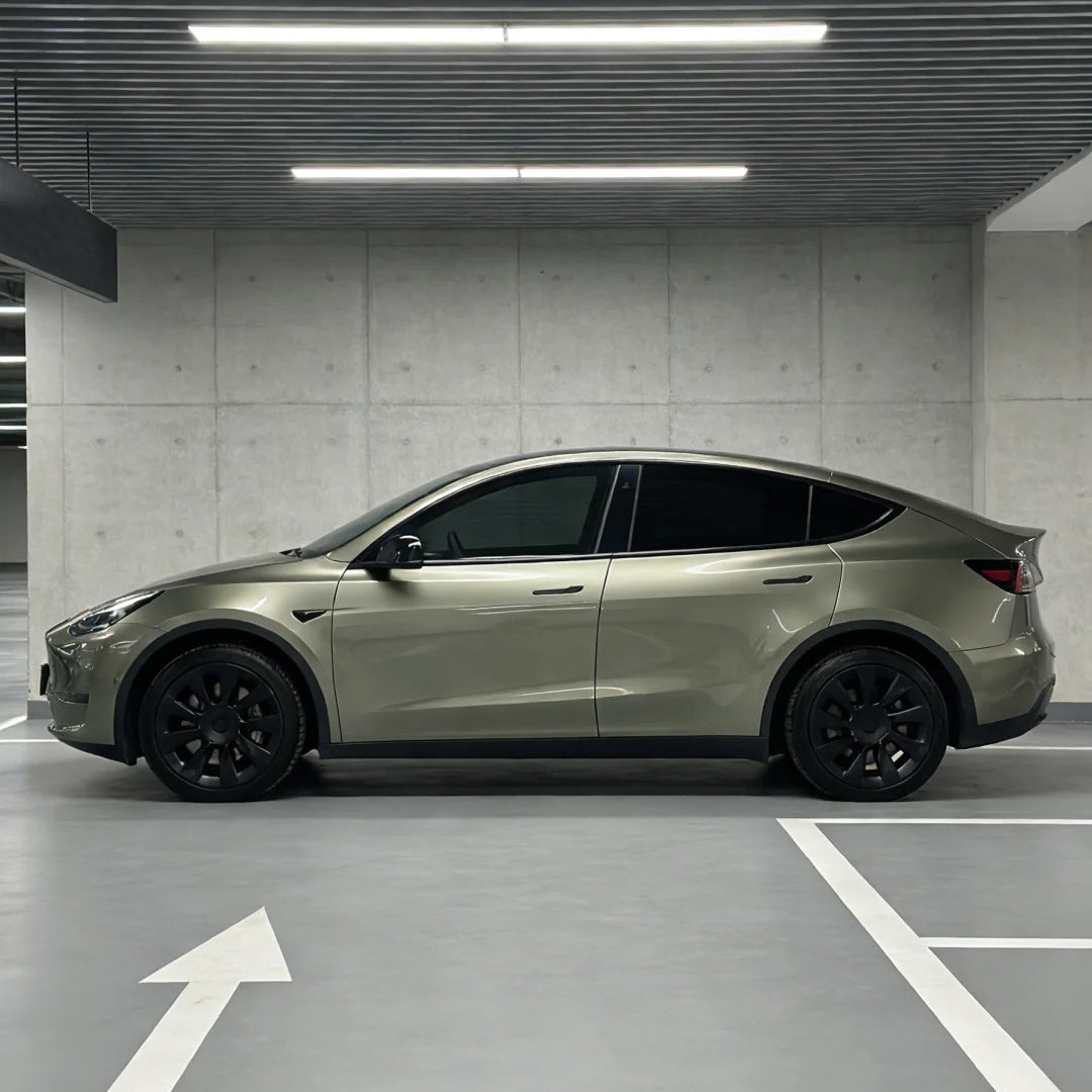 TPU Gloss Metallic Aventurine Green Colored PPF Paint Protection Film product image 2 - Veloro paint protection film