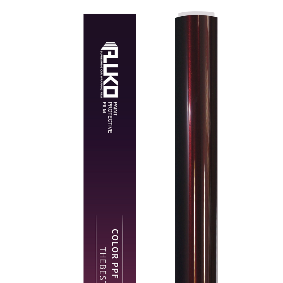 TPU Gloss Metallic Black Rose Colored PPF Paint Protection Film product image 2 - Veloro paint protection film