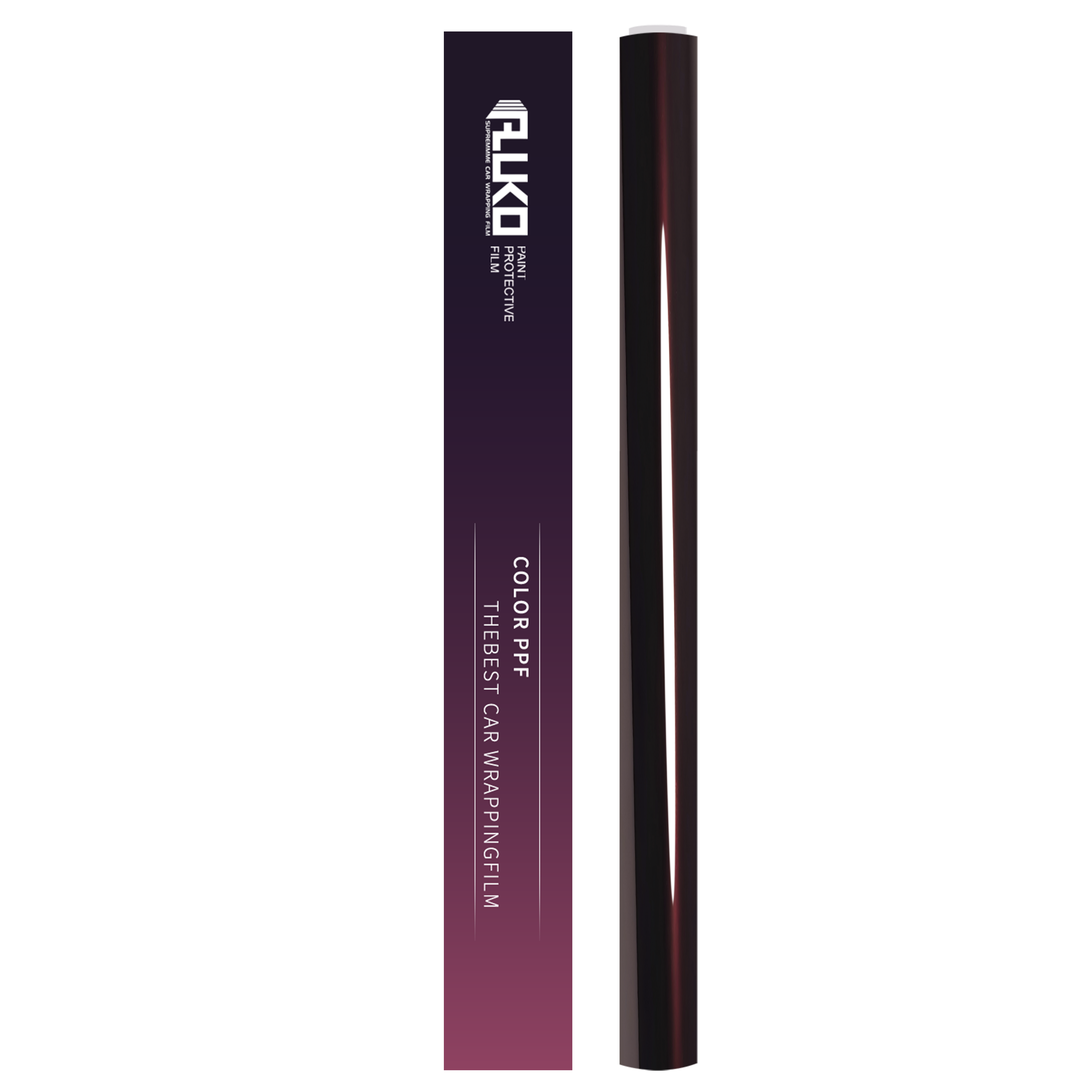 TPU Gloss Metallic Black Rose Colored PPF Paint Protection Film product image 3 - Veloro paint protection film