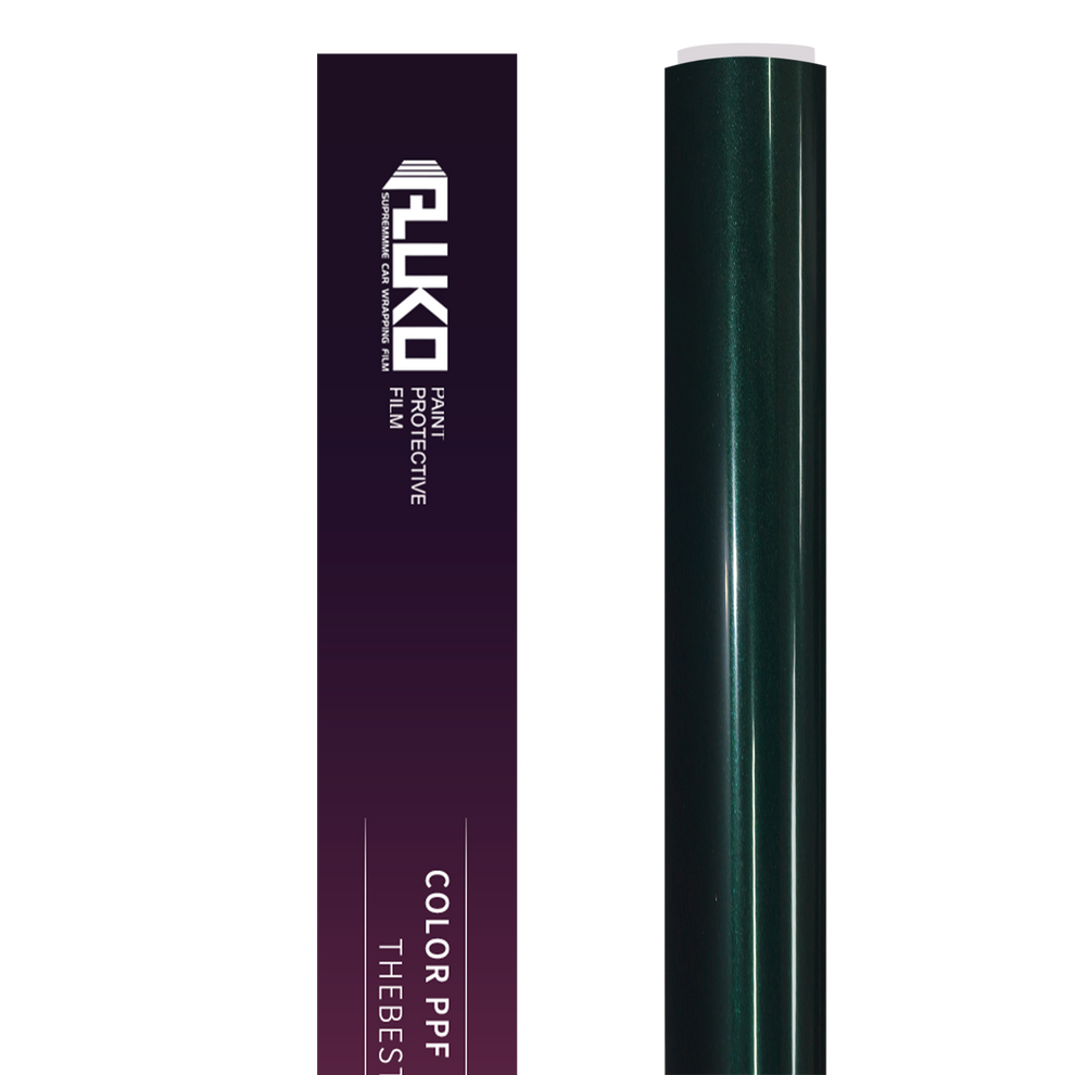 TPU Gloss Metallic British Royal Green Colored PPF Paint Protection Film product image 2 - Veloro paint protection film